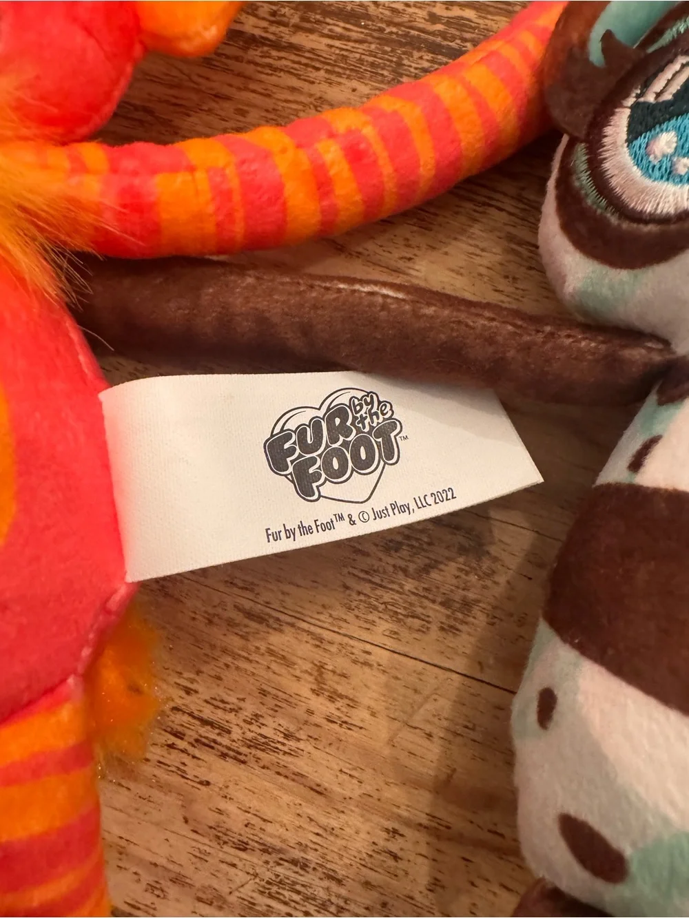 Fur by the Foot Plush Stretch Toy Pair - koala and mint chip bear